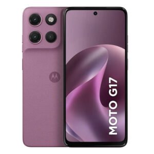 Smartphone Motorola Moto G17 4g – 256gb 12gb (4gb Ram + 8gb Ram Boost) Camera 50mp Sony Lytia 600, Tela Fhd+ 60hz, Bateria 5200 Mah – Rosa