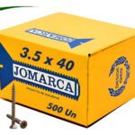 Parafuso Philips Chipboard Cabeça Chata 3,5 X 40mm Kit 500 Pçs Jomarca