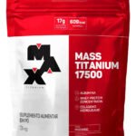 Hipercalórico Mass Titanium 17500 3kg – Max Titanium Sabor Morango