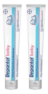 Kit com 2 Cremes Pomada de Assadura Proteção Delicada 60gr Cada – Bepantol