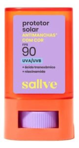 Protetor solar em bastão antimanchas 90FPS Sallve