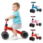 Bicicleta De Equilíbrio Infantil Sem Pedal Azul Rosa Vermelh Cor Vermelho