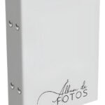 Album 10×15/120 Fotos, Modelo Liso, Clássico E Sofisticado Cor Branco Liso