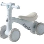 Bicicleta De Equilíbrio Infantil Andador Sem Pedal 4 Rodas Azul