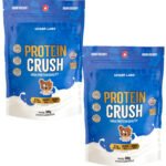 Whey Protein Crush Under Labz 21g De Proteina Kit 2x 900g Sabor Chocolate E Morango