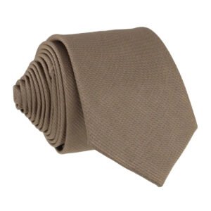 Gravata Masculina Premium Tradicional Padrinhos Casamento Noivos Semi Slim Várias Cores Capuccino