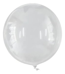 Balão Bubble 45cm Transparente Pb Festas Silicone Festa