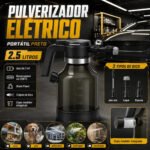 Pulverizador Manual Snow Foam 2 Litros para Limpeza Automotiva e Jardim