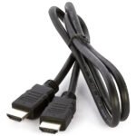 Cabo HDMI Full HD 1.4 Asolucao 1 Metro Preto Conectores Niquelados