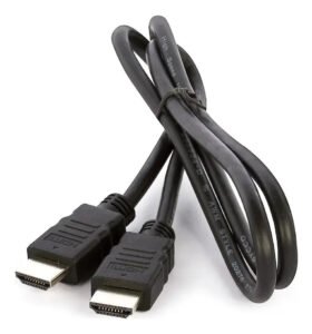 Cabo HDMI Full HD 1.4 Asolucao 1 Metro Preto Conectores Niquelados