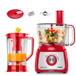 Multiprocessador Turbo Chef 5 em 1 Mondial 1000W MPN-01-R