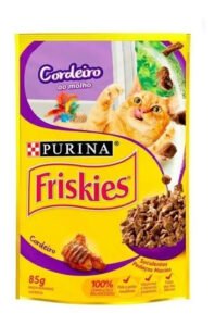 Ração Úmida Friskies Cordeiro ao Molho Gato Adulto 85g