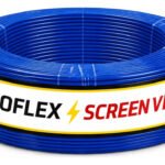 Fio 6mm Cabo Flexível Rolo 100 metros Azul Screen Vision