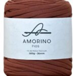 Fio De Malha Premium – Amorino Fios – 36mm Cor Ganache