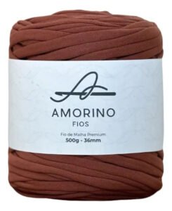 Fio De Malha Premium – Amorino Fios – 36mm Cor Ganache