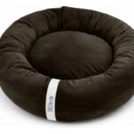Cama Pet Ninho Nuvem Gato Caes Redonda Pequena Soft Mileva Cor Coffee Touch