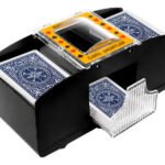 Embaralhador De Cartas Automático de Pilha Misturador Para 2 Baralhos Poker Truco