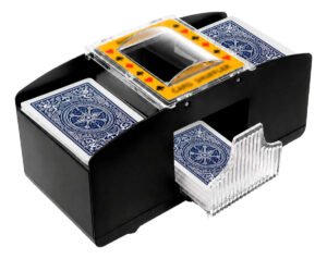 Embaralhador De Cartas Automático de Pilha Misturador Para 2 Baralhos Poker Truco