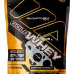 100% Gold Whey Refil Concentrado 900g – Adaptogen Science Sabor Cookies
