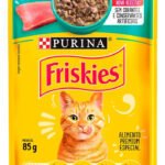 Ração Úmida Friskies Ao Molho para Gato Adulto Sabor Atum 85g