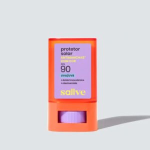 Protetor solar Antimanchas com Cor em bastão 90FPS Sallve
