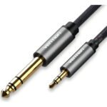 Cabo Audio P2 Para P10 Estereo Dj Fone Mesa Som 1,5m Vention