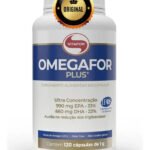 Omegafor Plus Epa Dha 120 Capsulas Ômega 3 Vitafor Sabor Sem Sabor