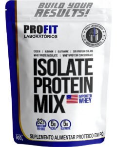 Suplemento en pó ProFit Laboratórios Proteínas de Isolate Protein Mix sabor cappuccino x 900g