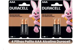 4 Pilhas Palitos Aaa Original P/teclado S/fio,mouse S/fio