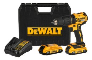Chave de fenda Dewalt DCD7781d2 Furadeira + Carregador + 2 Bat 2a Cor Amarelo Frequência 50hz