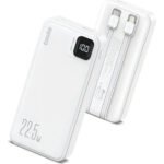 Carregador Basike Ba-POW079 usb-c portátil com cabo carregamento super rápida branco