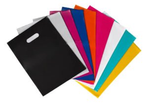 Sacola Boca De Palhaço 20×30 100 Unidades Sacolinha P/ Lojas Cor Preto Liso