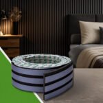 Painel Ripado Laminado de EVA Autocolante – 10 Metros | Cor Urban Blue – Meu Rodapé