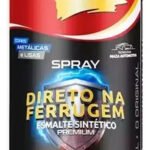 Spray Esmalte Direto na Ferrugem Maza 400ml Cinza Anticorrosivo