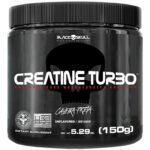 Suplemento em Pó Creatina 150g Black Skull Turbo Caveira Preta Sabor Sem sabor