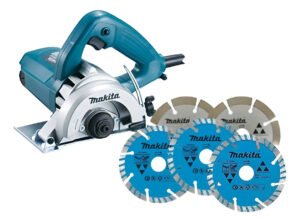 Kit Serra Mármore 110mm 1300w 4100nh3zx2 Makita E 3 Discos