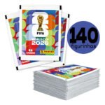 Kit Com 140 Figurinhas (20 Pacotes) – Copa Do Mundo Fifa 2026 Copa Do Mundo 2026