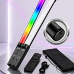 Bastão de Led Luz Rgb Lâmpada Profissional Fotográfica Iluminação 3200k-5500k Recarregável