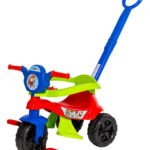 Triciclo Infantil De Passeio E Pedal Kemotoca Vermelho Kendy