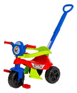 Triciclo Infantil De Passeio E Pedal Kemotoca Vermelho Kendy