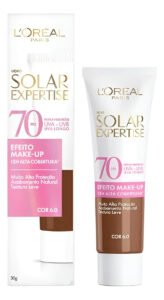 Protetor Solar Facial com Cor FPS 70 Alta Cobertura – L’Oréal Paris Solar Expertise Efeito Make Up 30g