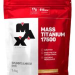 Hipercalórico 1,4kg Mass Titanium Max Titanium Sabor Vitamina de Frutas Energia e Ganho Muscular