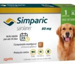 Simparic Caixa 1 Comprimido Cães 20 A 40 Kg 80 Mg Zoetis