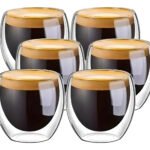 Copos De Vidro Borosilicato Duplo Nespresso 6 Unidades Cor Transparente