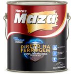 Tinta Esmalte Direto Na Ferrugem Hammerite Maza 3,6 Litros Cor Marrom