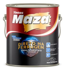 Tinta Esmalte Direto Na Ferrugem Hammerite Maza 3,6 Litros Cor Marrom