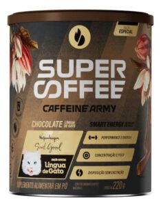 Supercoffe Chocolate Grande 220g Nova Formula 3. Sabor Língua De Gato
