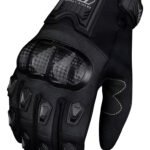 Luva X11 Blackout Masculina Touchscreen para Motociclista Urbano Preta