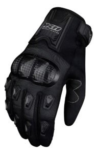 Luva X11 Blackout Masculina Touchscreen para Motociclista Urbano Preta
