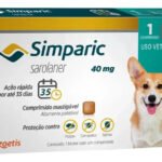 Antipulgas e Carrapatos Cães Simparic Zoetis 40 Mg 10,1 A 20 Kg 1 Unidade